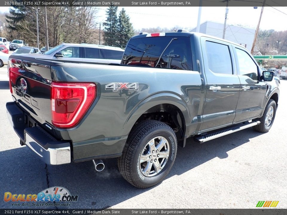 2021 Ford F150 XLT SuperCrew 4x4 Guard / Medium Dark Slate Photo #5