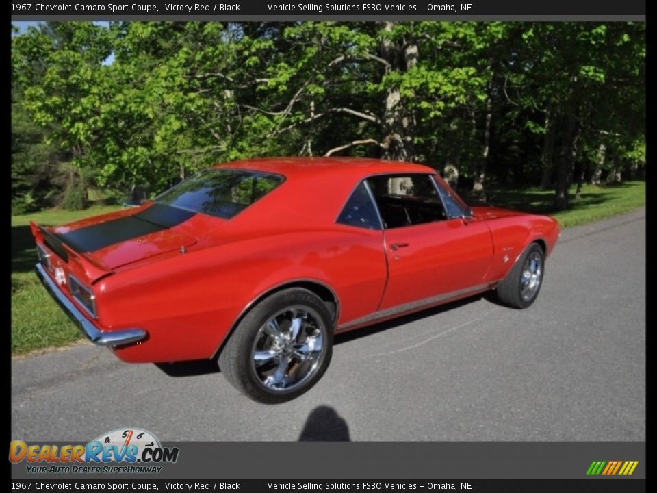 1967 Chevrolet Camaro Sport Coupe Victory Red / Black Photo #7