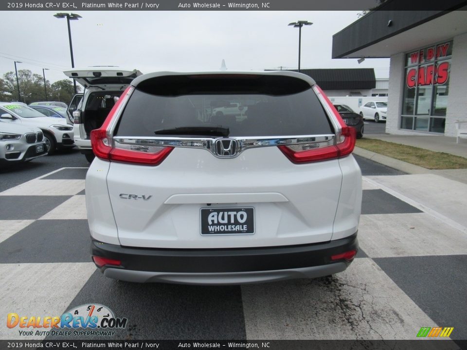 2019 Honda CR-V EX-L Platinum White Pearl / Ivory Photo #4