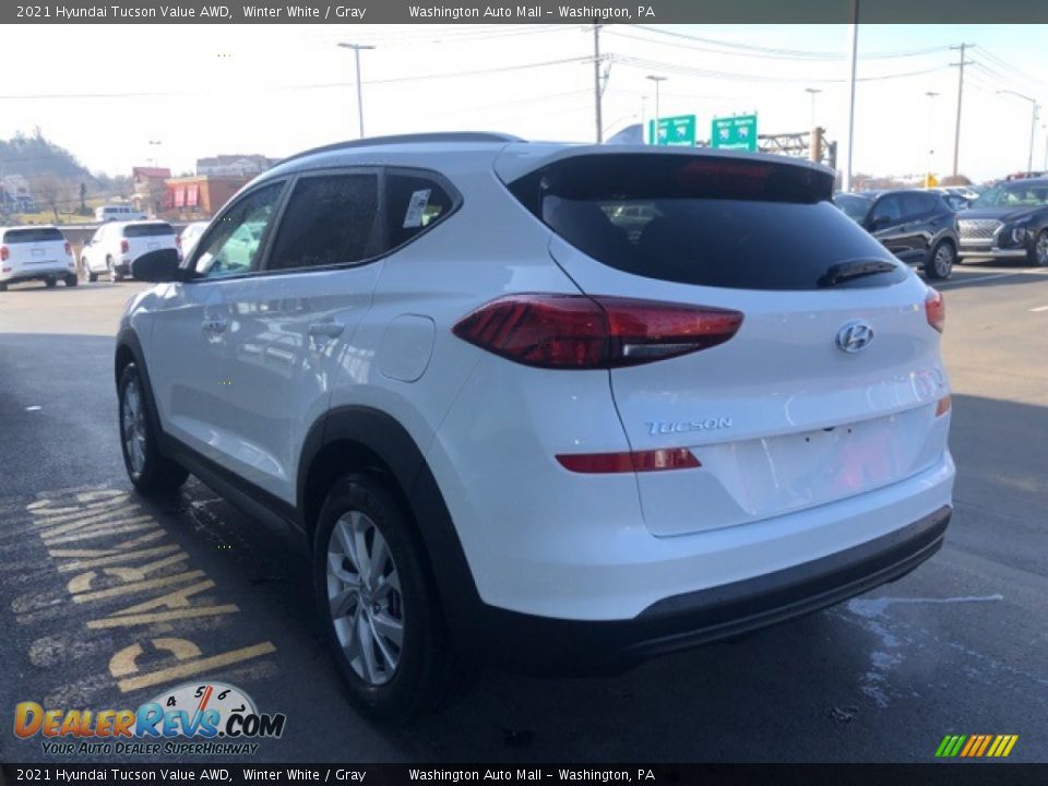 2021 Hyundai Tucson Value AWD Winter White / Gray Photo #3