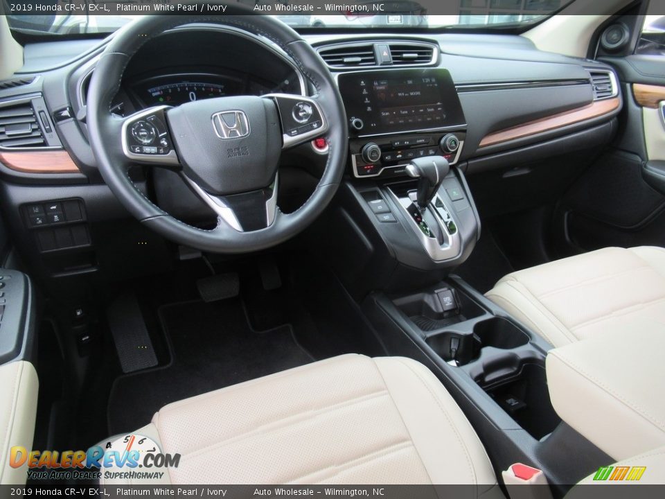 2019 Honda CR-V EX-L Platinum White Pearl / Ivory Photo #15