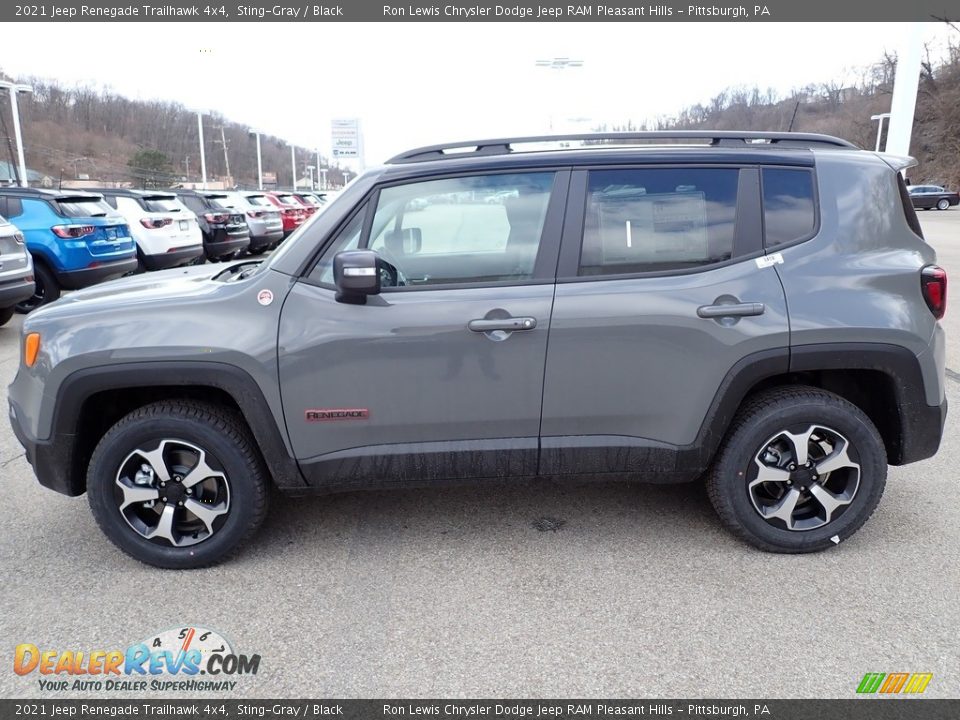 2021 Jeep Renegade Trailhawk 4x4 Sting-Gray / Black Photo #2