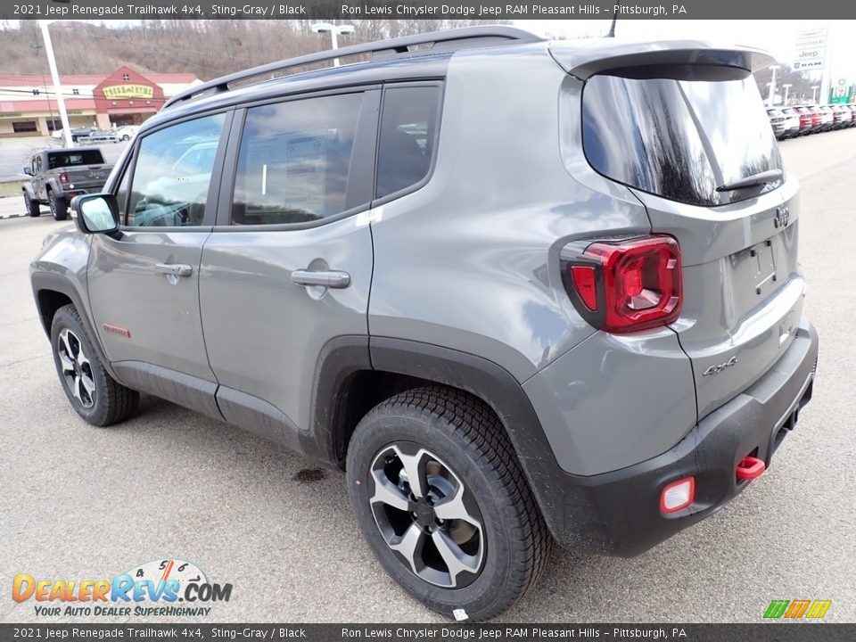 2021 Jeep Renegade Trailhawk 4x4 Sting-Gray / Black Photo #3