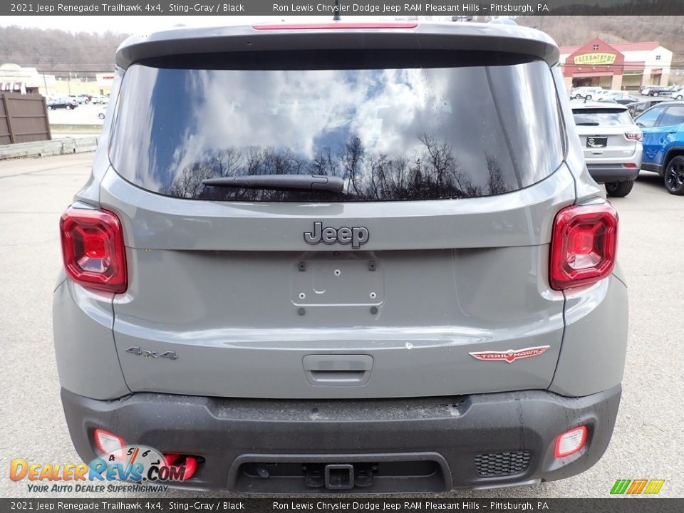 2021 Jeep Renegade Trailhawk 4x4 Sting-Gray / Black Photo #4