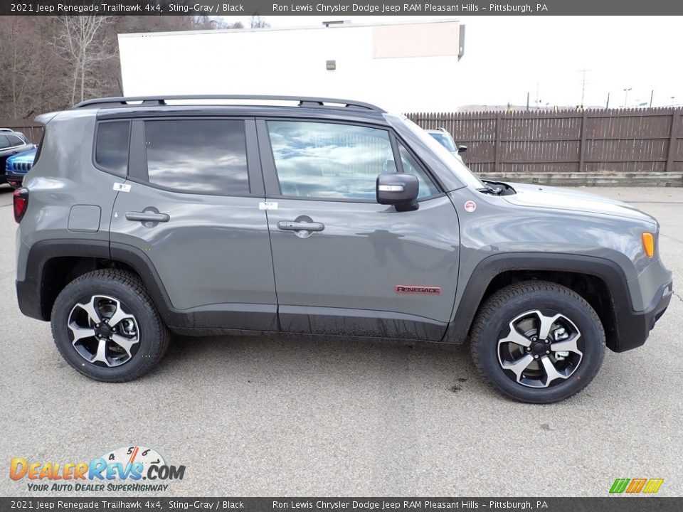 2021 Jeep Renegade Trailhawk 4x4 Sting-Gray / Black Photo #7