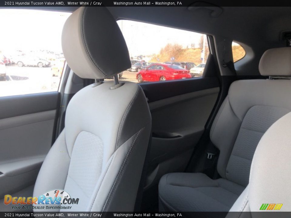 2021 Hyundai Tucson Value AWD Winter White / Gray Photo #16