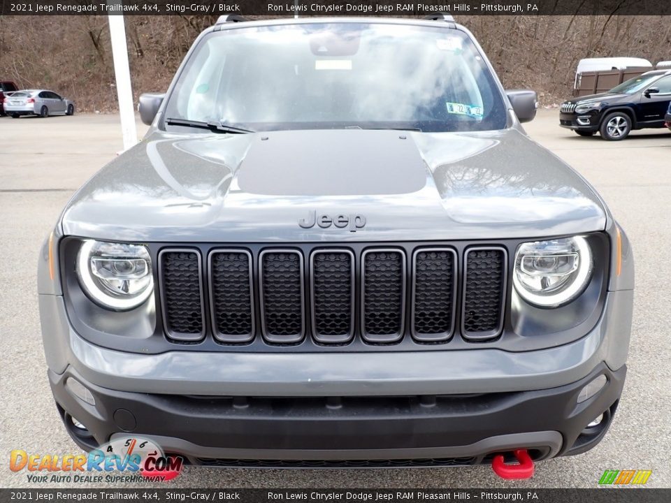 2021 Jeep Renegade Trailhawk 4x4 Sting-Gray / Black Photo #9