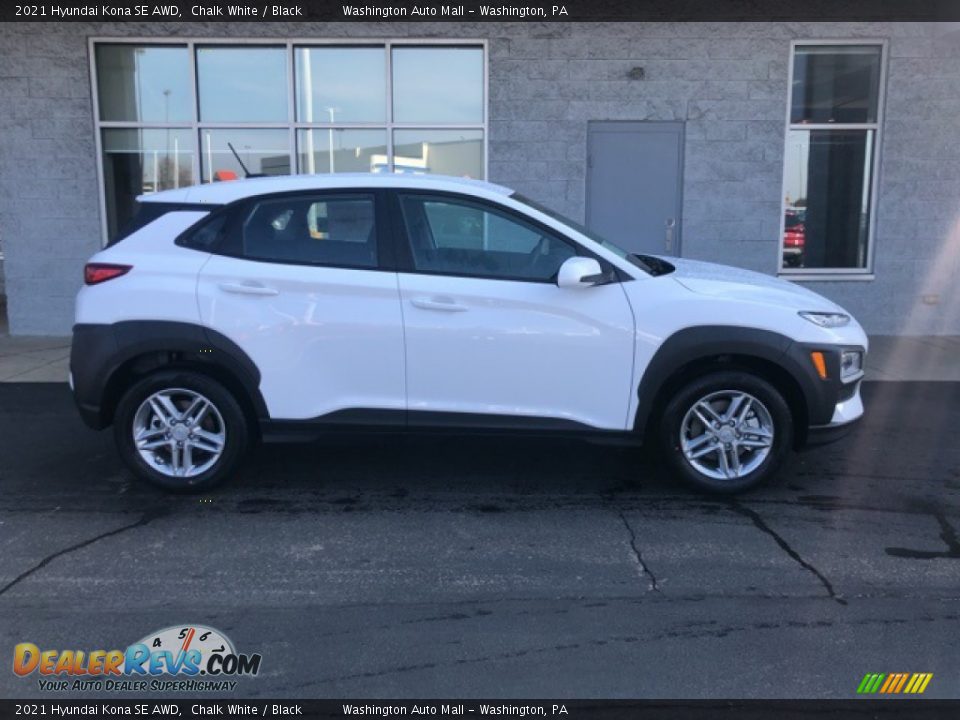 2021 Hyundai Kona SE AWD Chalk White / Black Photo #2