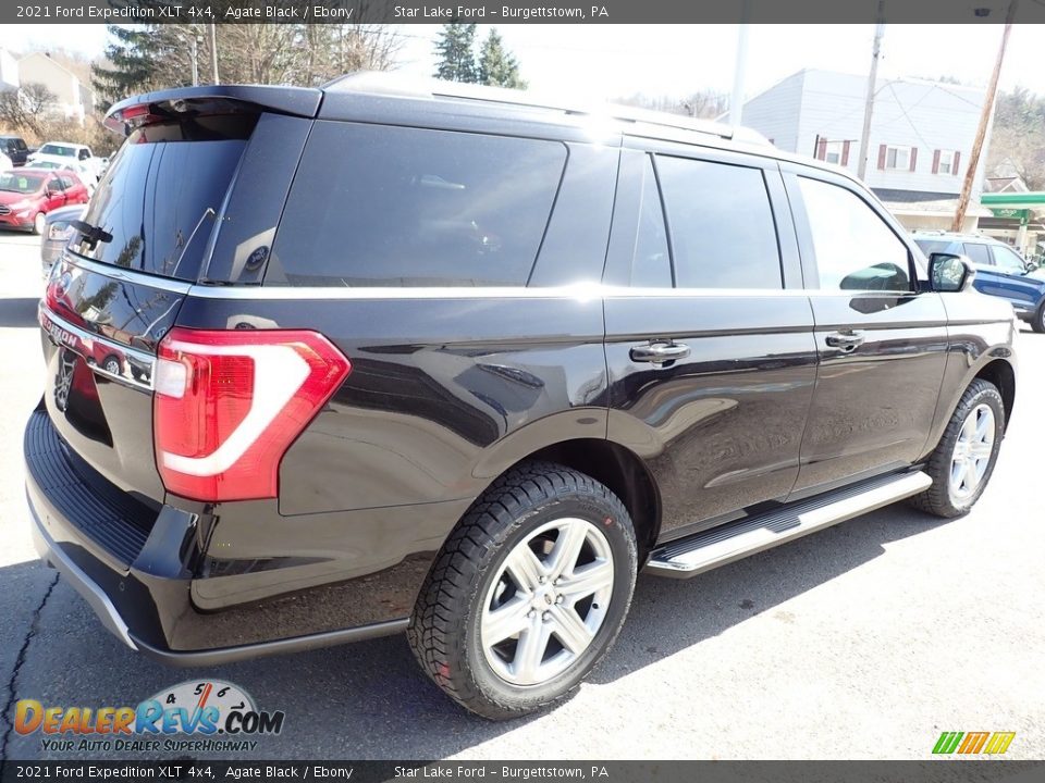 2021 Ford Expedition XLT 4x4 Agate Black / Ebony Photo #6