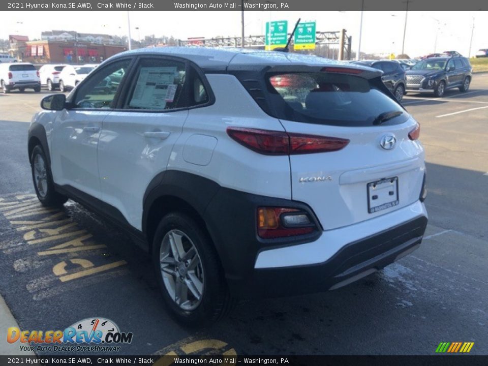 2021 Hyundai Kona SE AWD Chalk White / Black Photo #3