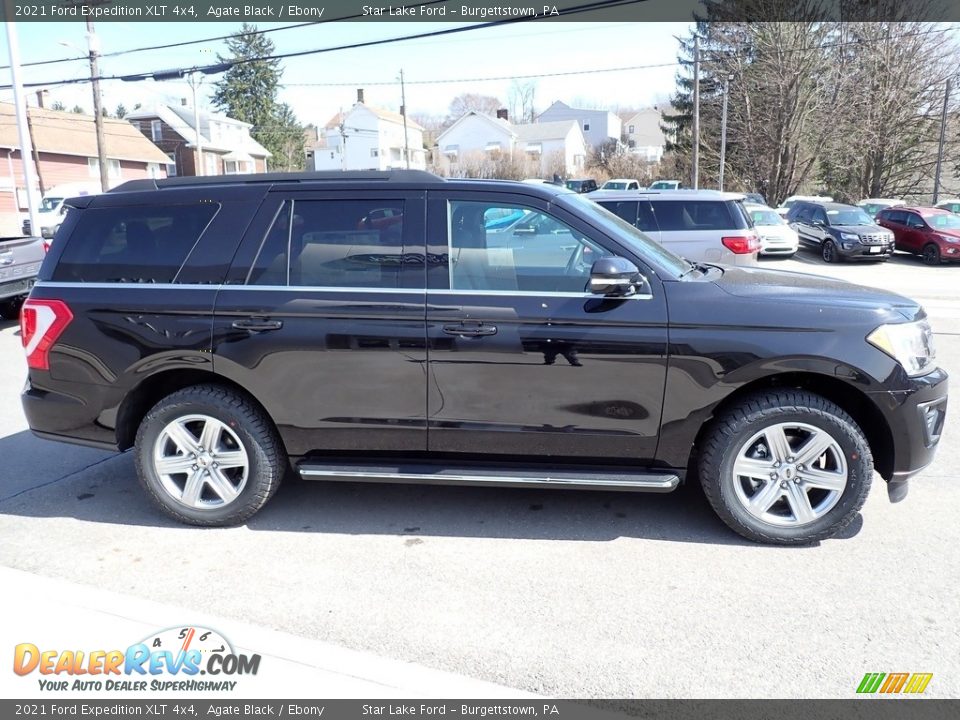 2021 Ford Expedition XLT 4x4 Agate Black / Ebony Photo #7