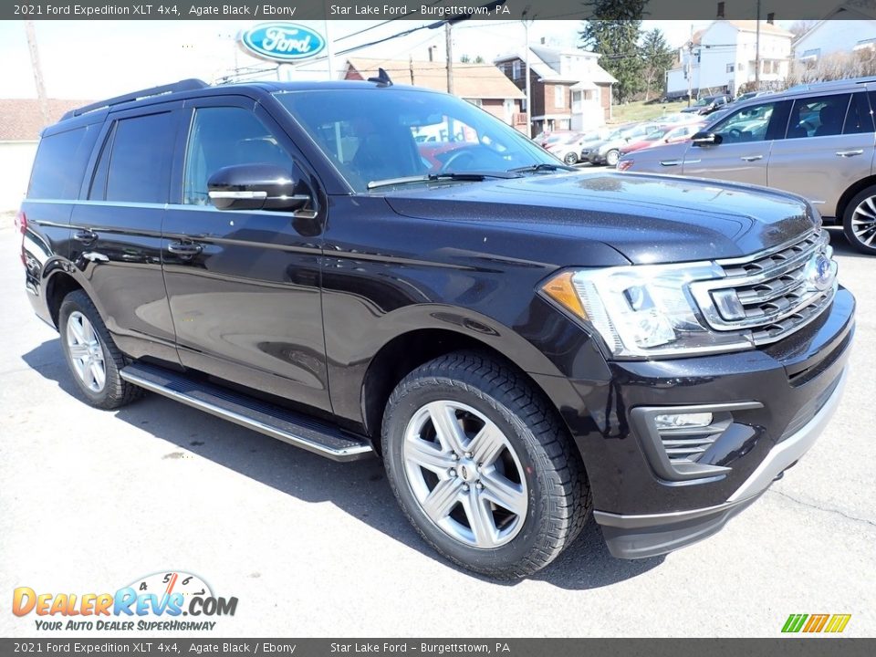 2021 Ford Expedition XLT 4x4 Agate Black / Ebony Photo #8