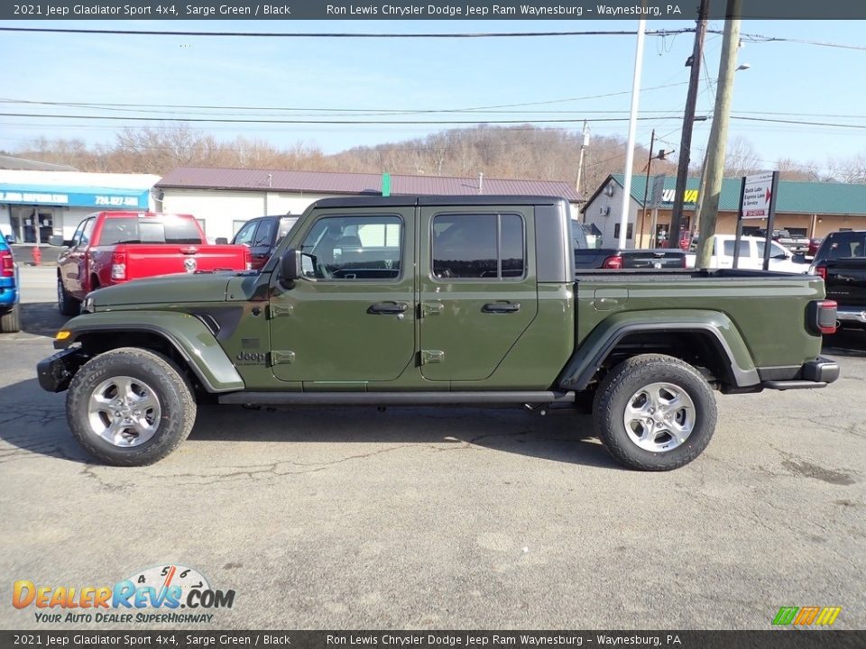 2021 Jeep Gladiator Sport 4x4 Sarge Green / Black Photo #2