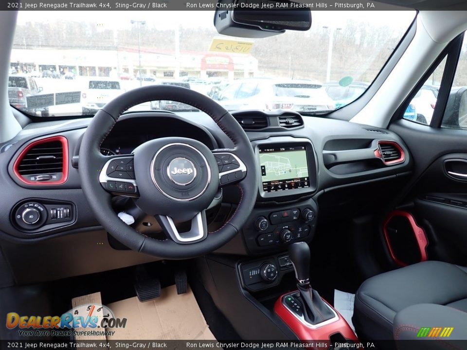 2021 Jeep Renegade Trailhawk 4x4 Sting-Gray / Black Photo #13