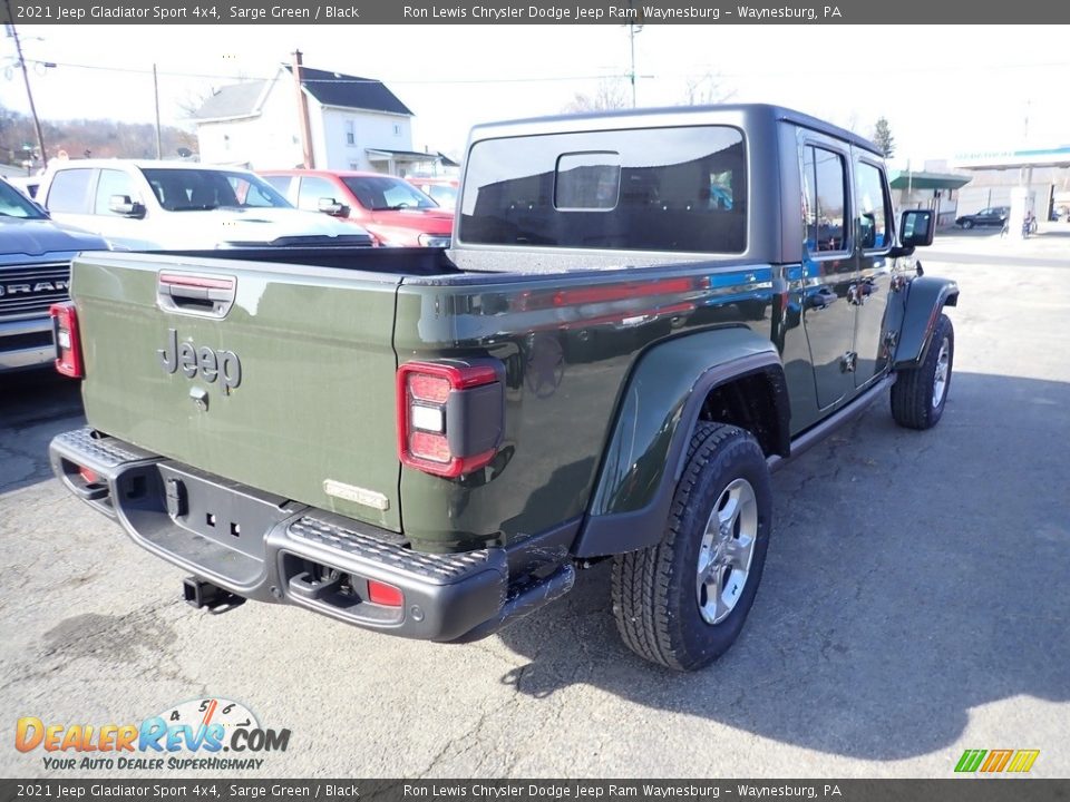 2021 Jeep Gladiator Sport 4x4 Sarge Green / Black Photo #5