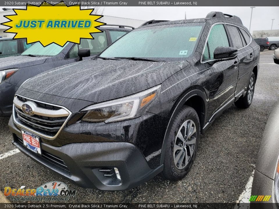 2020 Subaru Outback 2.5i Premium Crystal Black Silica / Titanium Gray Photo #1