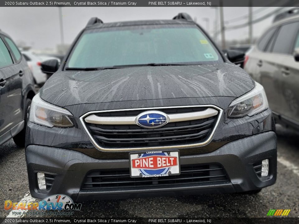 2020 Subaru Outback 2.5i Premium Crystal Black Silica / Titanium Gray Photo #2