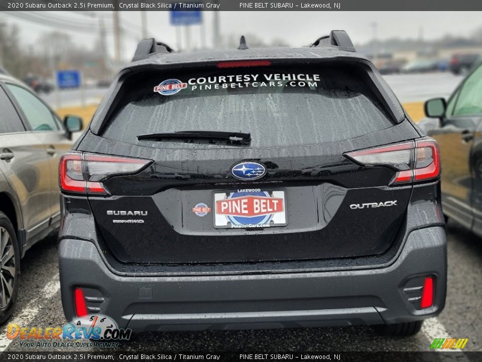 2020 Subaru Outback 2.5i Premium Crystal Black Silica / Titanium Gray Photo #3