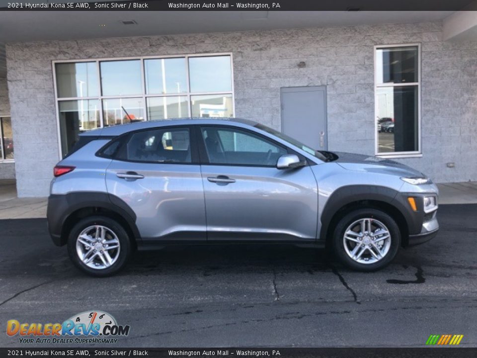 2021 Hyundai Kona SE AWD Sonic Silver / Black Photo #2