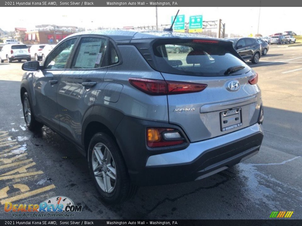 2021 Hyundai Kona SE AWD Sonic Silver / Black Photo #3