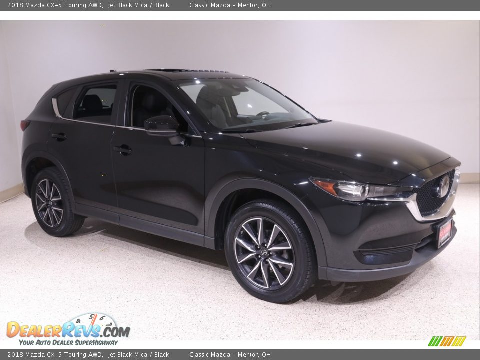 2018 Mazda CX-5 Touring AWD Jet Black Mica / Black Photo #1