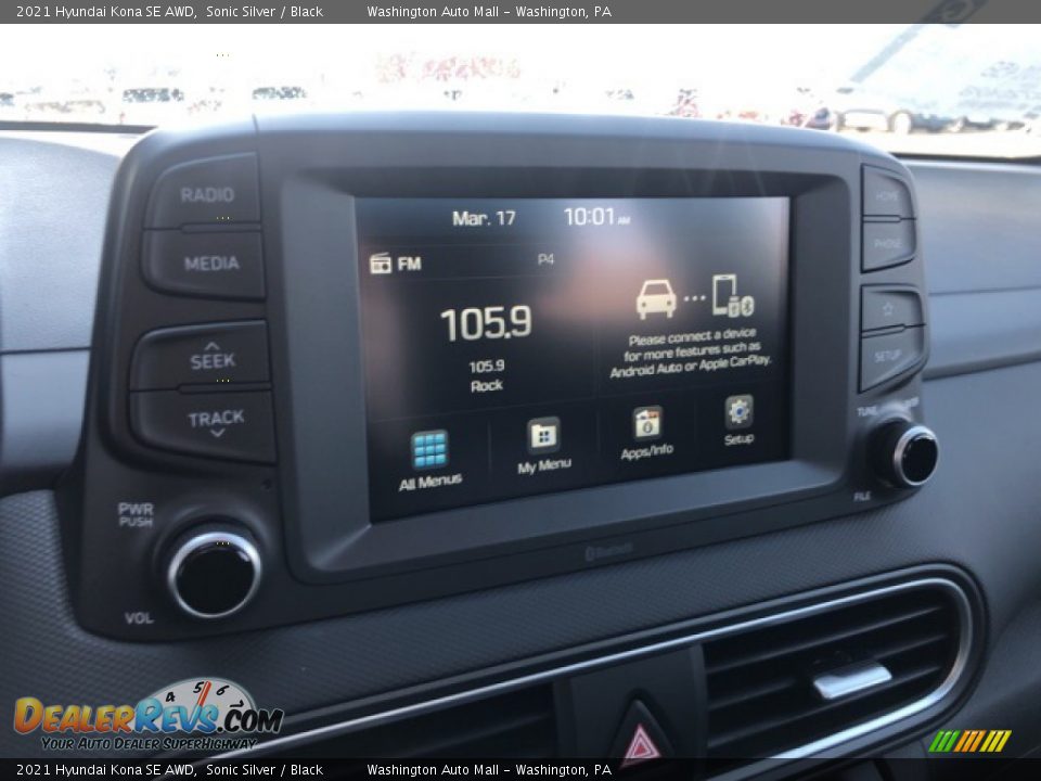 2021 Hyundai Kona SE AWD Sonic Silver / Black Photo #7