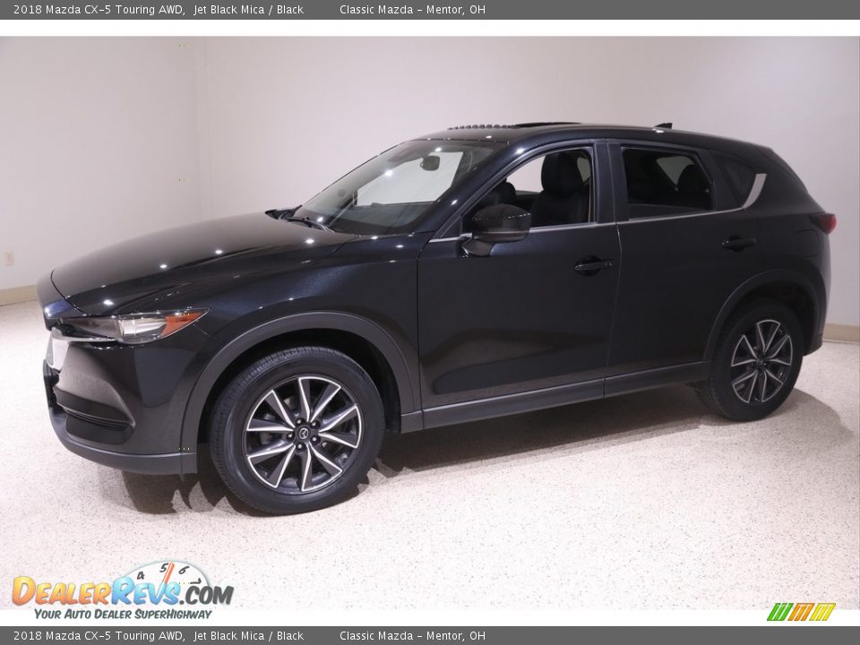 2018 Mazda CX-5 Touring AWD Jet Black Mica / Black Photo #3