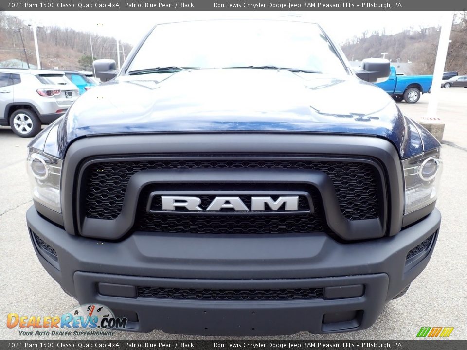2021 Ram 1500 Classic Quad Cab 4x4 Patriot Blue Pearl / Black Photo #8