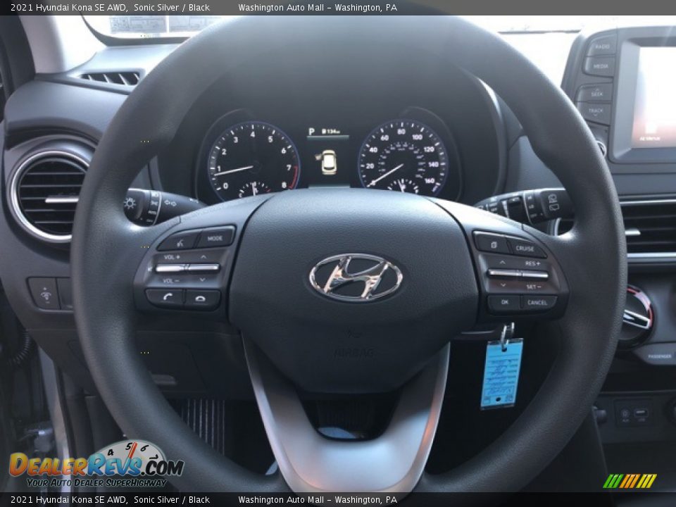 2021 Hyundai Kona SE AWD Sonic Silver / Black Photo #10