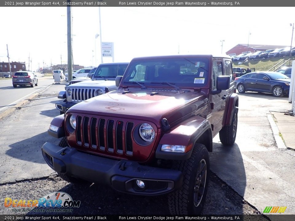 2021 Jeep Wrangler Sport 4x4 Snazzberry Pearl / Black Photo #1