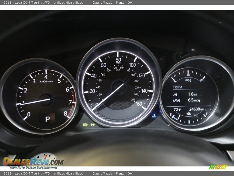 2018 Mazda CX-5 Touring AWD Jet Black Mica / Black Photo #8