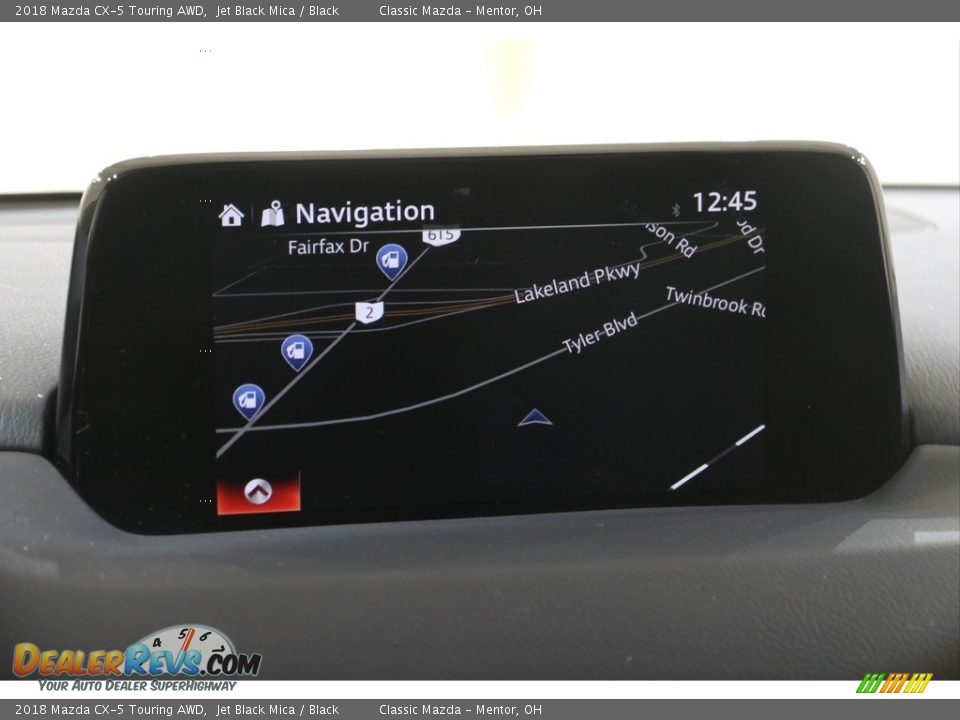 2018 Mazda CX-5 Touring AWD Jet Black Mica / Black Photo #10