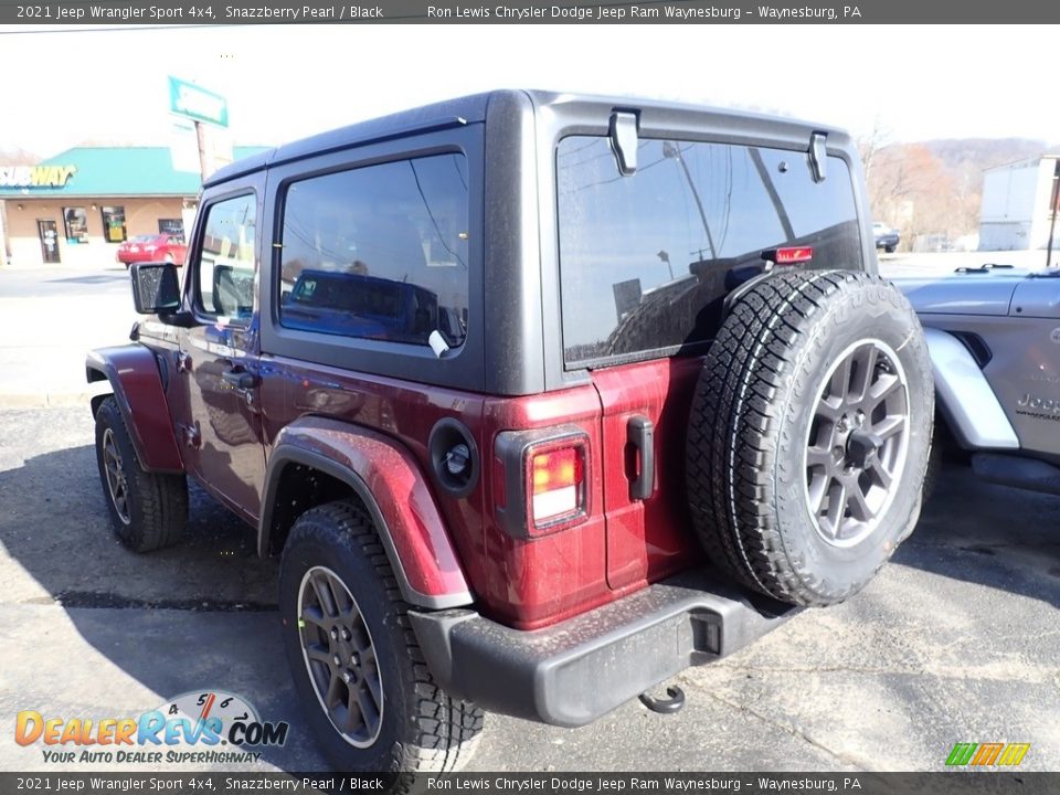 2021 Jeep Wrangler Sport 4x4 Snazzberry Pearl / Black Photo #4