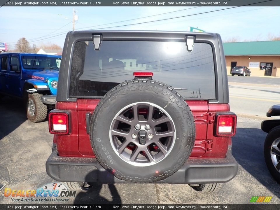 2021 Jeep Wrangler Sport 4x4 Snazzberry Pearl / Black Photo #5