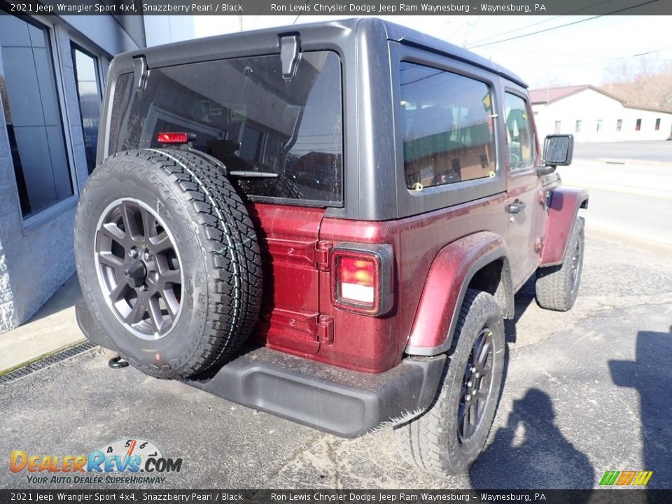 2021 Jeep Wrangler Sport 4x4 Snazzberry Pearl / Black Photo #6