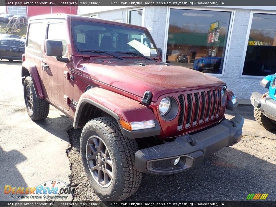 2021 Jeep Wrangler Sport 4x4 Snazzberry Pearl / Black Photo #7