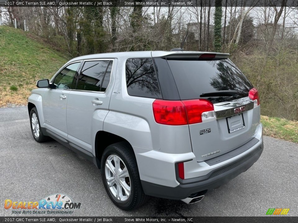 2017 GMC Terrain SLE AWD Quicksilver Metallic / Jet Black Photo #8