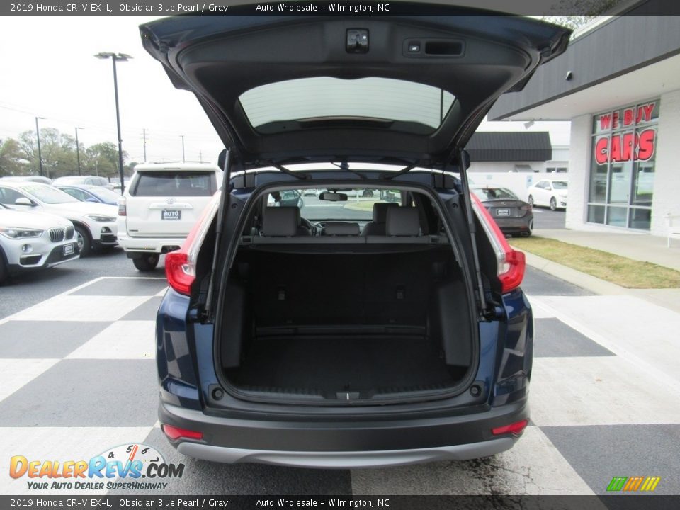 2019 Honda CR-V EX-L Obsidian Blue Pearl / Gray Photo #5
