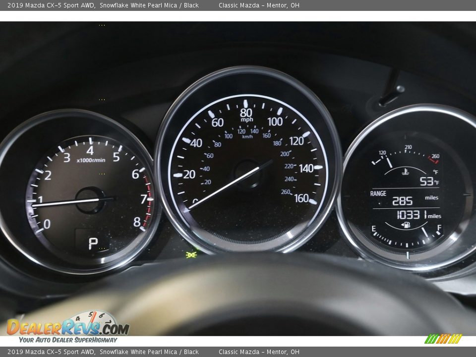 2019 Mazda CX-5 Sport AWD Snowflake White Pearl Mica / Black Photo #8