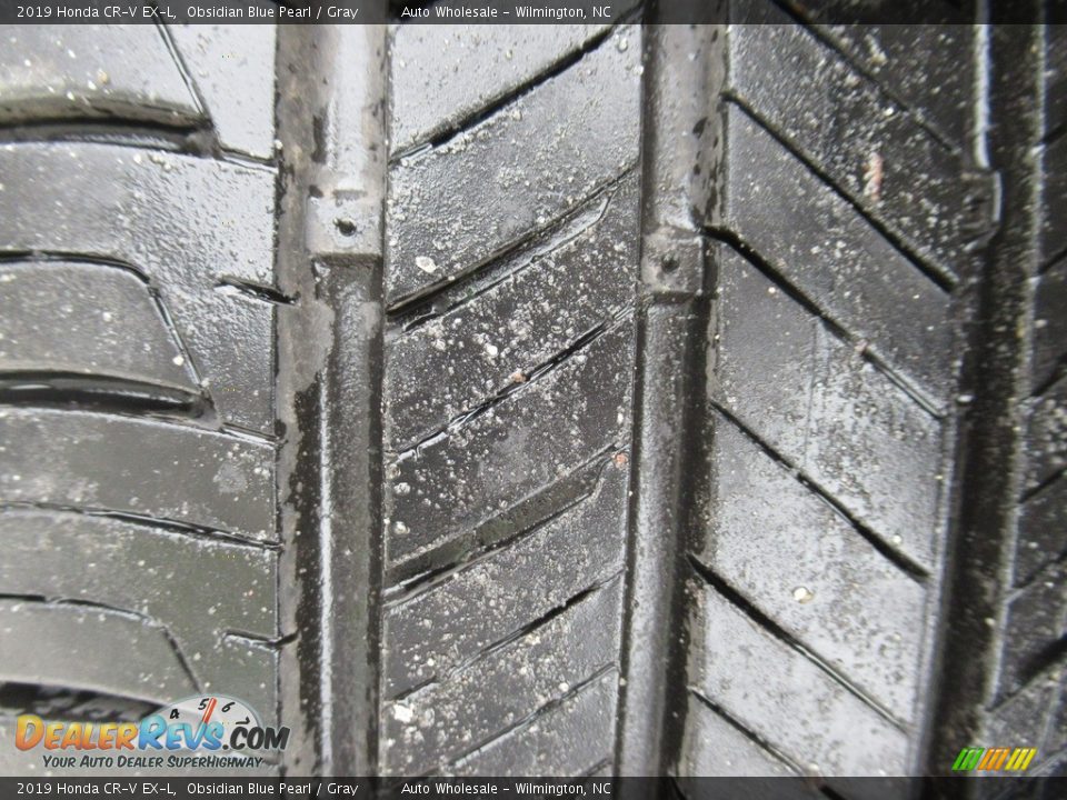 2019 Honda CR-V EX-L Obsidian Blue Pearl / Gray Photo #9