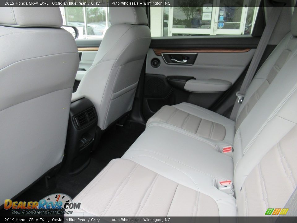 2019 Honda CR-V EX-L Obsidian Blue Pearl / Gray Photo #11