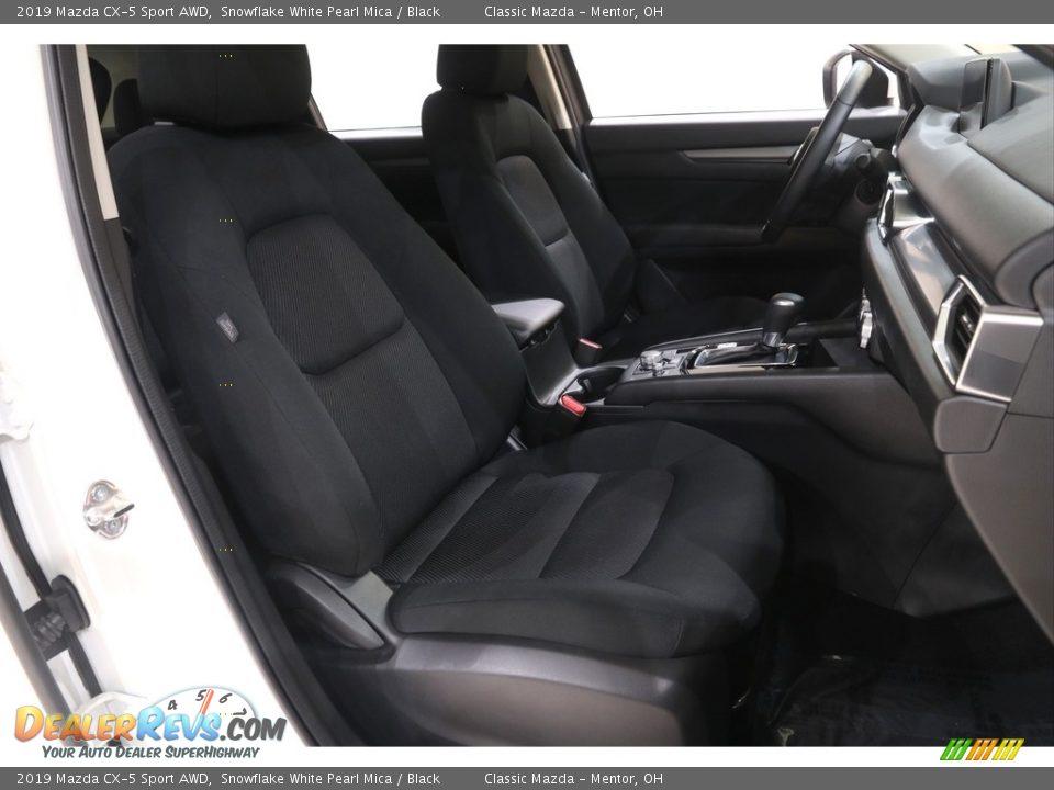2019 Mazda CX-5 Sport AWD Snowflake White Pearl Mica / Black Photo #14