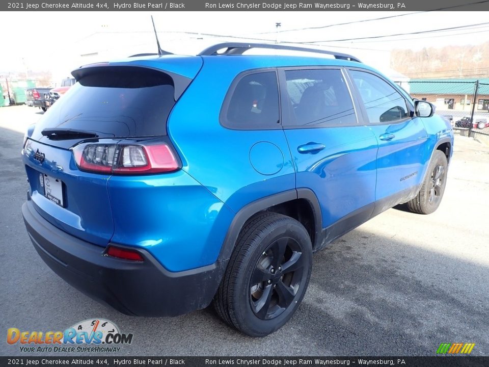 2021 Jeep Cherokee Altitude 4x4 Hydro Blue Pearl / Black Photo #5