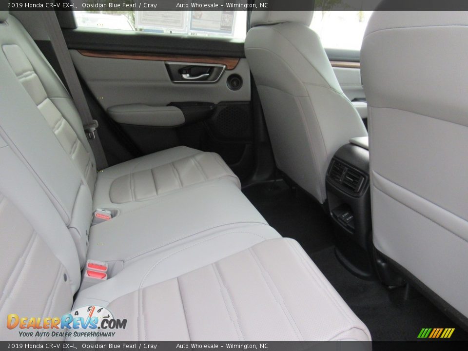 2019 Honda CR-V EX-L Obsidian Blue Pearl / Gray Photo #13