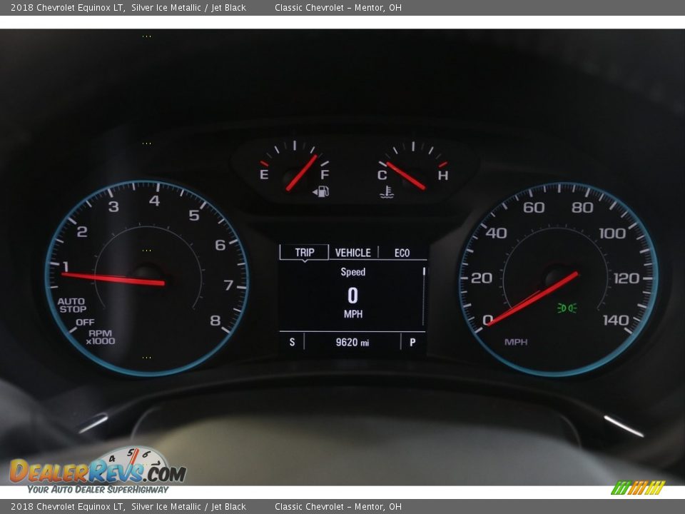 2018 Chevrolet Equinox LT Silver Ice Metallic / Jet Black Photo #8