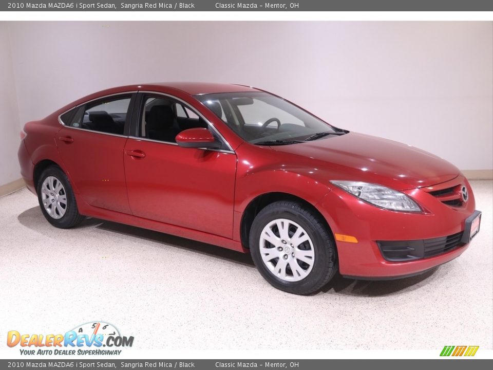 2010 Mazda MAZDA6 i Sport Sedan Sangria Red Mica / Black Photo #1