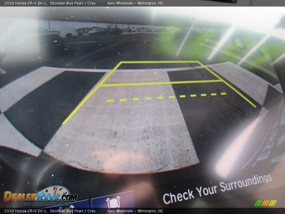 2019 Honda CR-V EX-L Obsidian Blue Pearl / Gray Photo #18