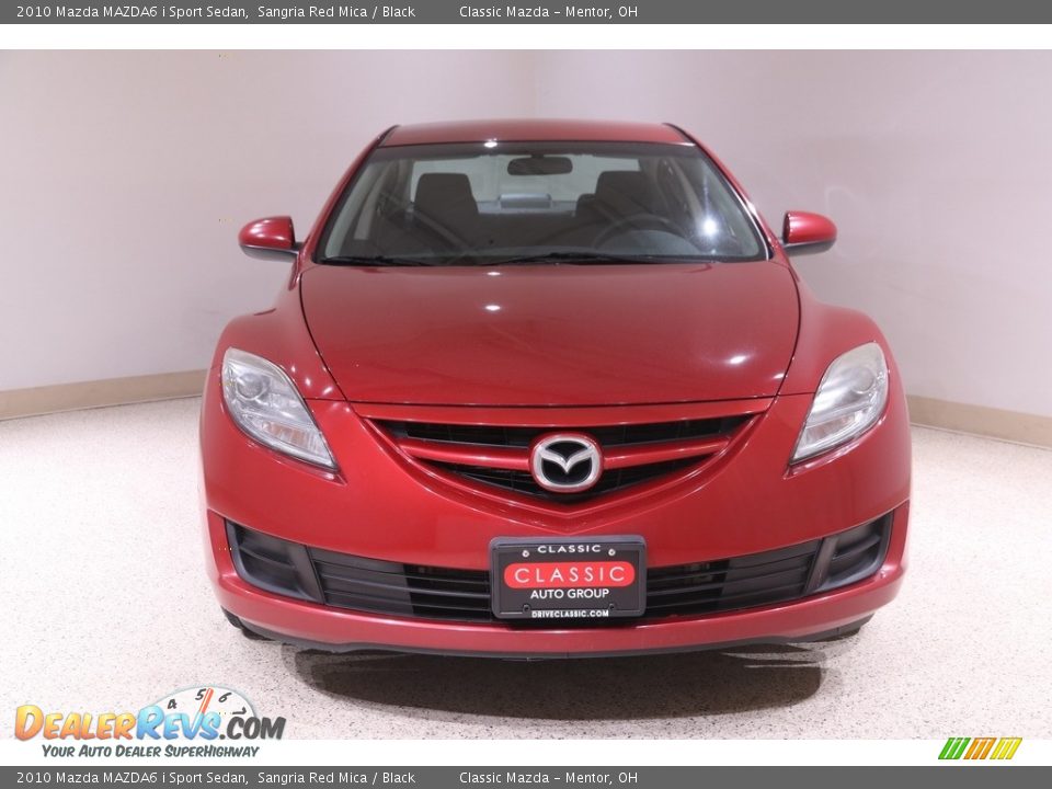 2010 Mazda MAZDA6 i Sport Sedan Sangria Red Mica / Black Photo #2