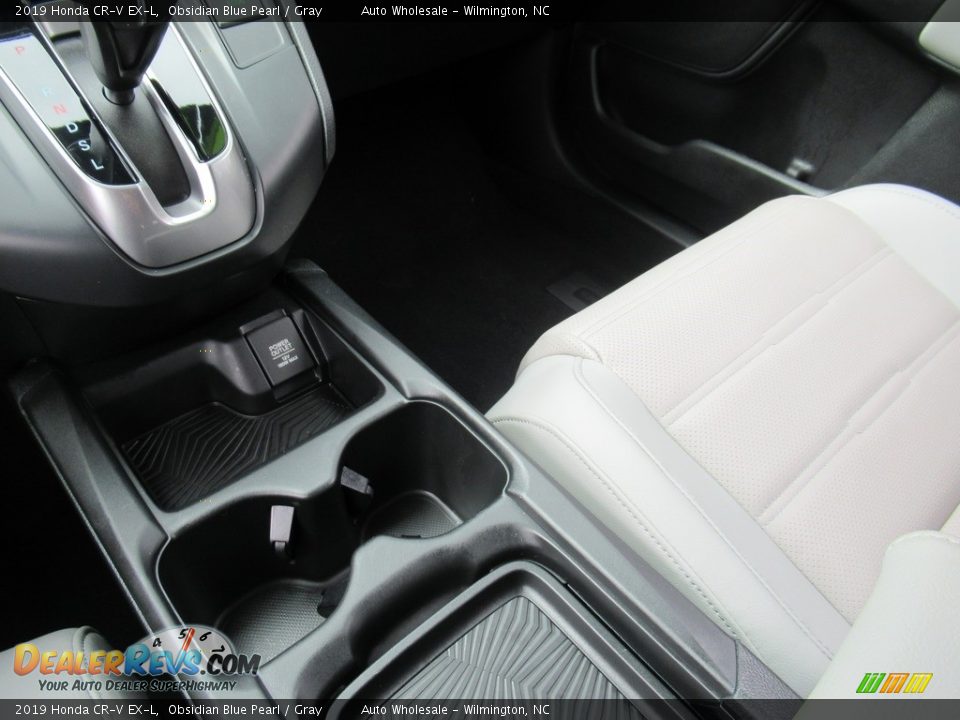 2019 Honda CR-V EX-L Obsidian Blue Pearl / Gray Photo #19
