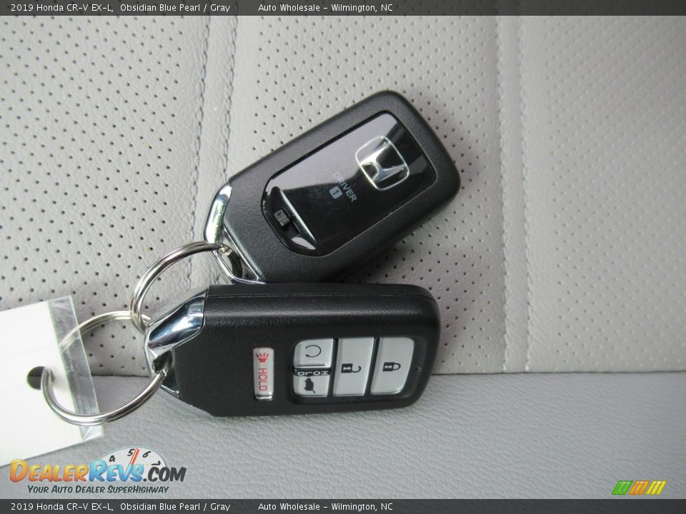 2019 Honda CR-V EX-L Obsidian Blue Pearl / Gray Photo #20